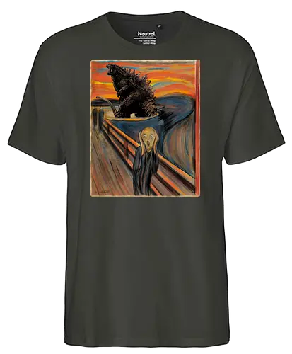 Secret history behind the scream - Munch, der schrei, painting - Fairtrade T-Shirt