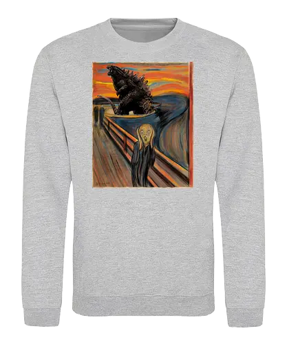 Secret history behind the scream - Munch, der schrei, painting - Sweatshirt