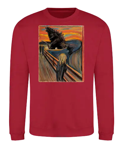 Secret history behind the scream - Munch, der schrei, painting - Sweatshirt