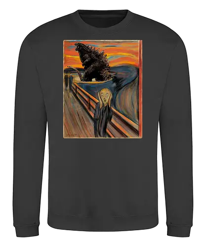 Secret history behind the scream - Munch, der schrei, painting - Sweatshirt