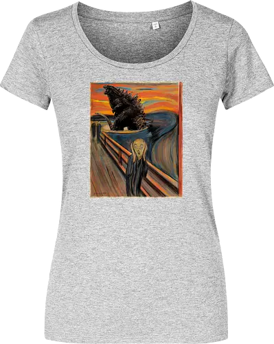 Secret history behind the scream - Munch, der schrei, painting - Damen T-Shirt