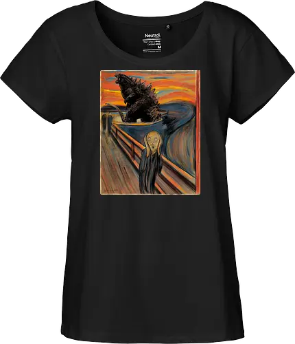 Secret history behind the scream - Munch, der schrei, painting - Fairtrade Girl Shirt