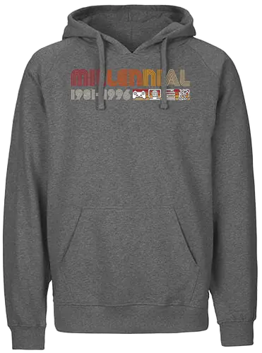 Millennial 1981-1996 - Generation Y - Fairtrade Hoodie