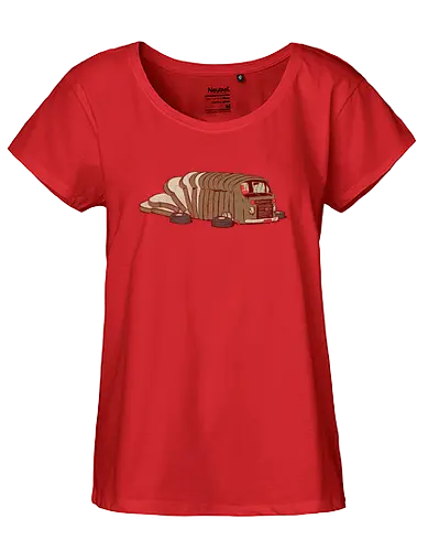Loafwagen - Loaf, brot, Laib, auto, camper, bulli, brd - Fairtrade Girl Shirt