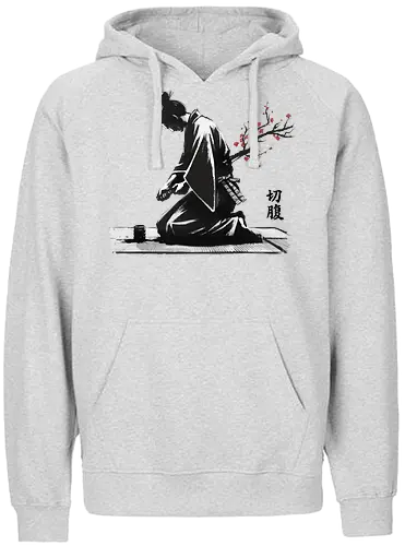 Death and life - leben, tod, sakura - Fairtrade Hoodie