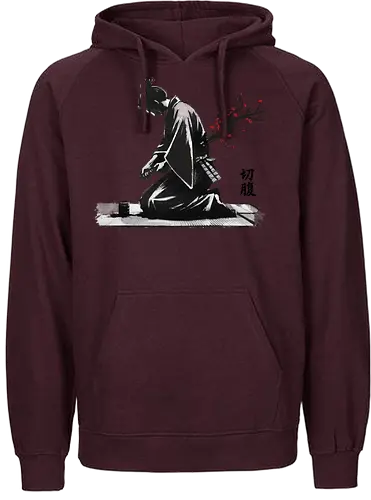 Death and life - leben, tod, sakura - Fairtrade Hoodie