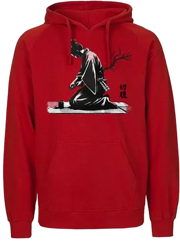 Death and life - leben, tod, sakura - Fairtrade Hoodie