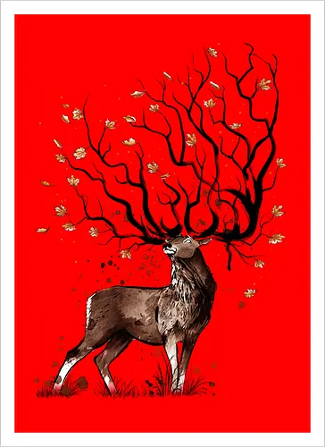 Autumn deer