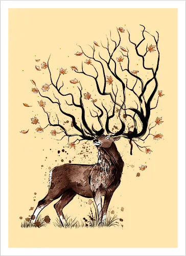 Autumn deer