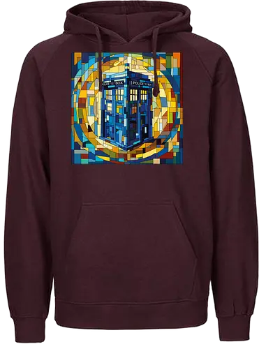 Cubist time and space - timetravel, art, kunst, doctor, who - Fairtrade Hoodie