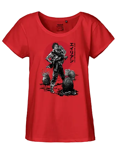 The rescue of Newt sumi e - alien, retro, movie - Fairtrade Girl Shirt