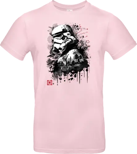 Trooper in the forest sumi e - space opera, scifi, space - Standard T-Shirt