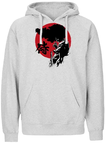 Afro sumi e - afro, samurai, anime, manga - Fairtrade Hoodie