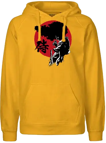 Afro sumi e - afro, samurai, anime, manga - Fairtrade Hoodie