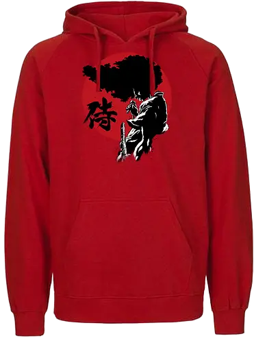 Afro sumi e - afro, samurai, anime, manga - Fairtrade Hoodie