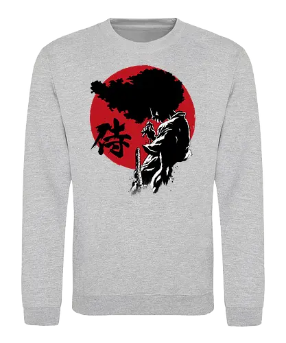Afro sumi e - afro, samurai, anime, manga - Sweatshirt