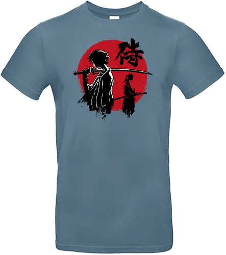 Mugen and Jin sumi e - afro, samurai, anime, manga - Standard T-Shirt