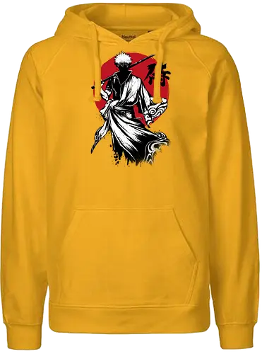 Gintoki sumi e - gintoki, anime, manga, samurai - Fairtrade Hoodie