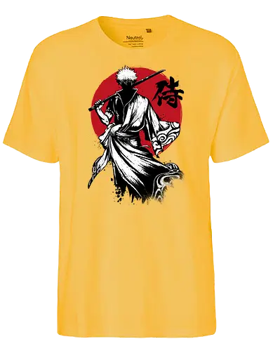 Gintoki sumi e - gintoki, anime, manga, samurai - Fairtrade T-Shirt