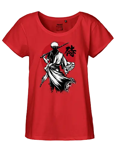 Gintoki sumi e - gintoki, anime, manga, samurai - Fairtrade Girl Shirt
