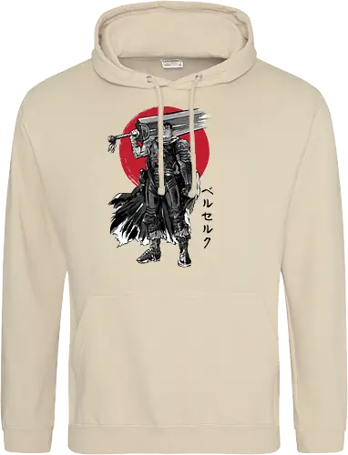 Black swordsman sumi e