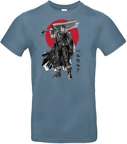 Black swordsman sumi e - Standard T-Shirt