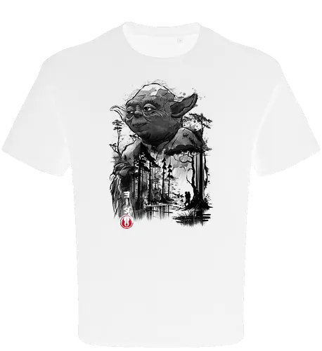 The master in the swamp sumi e - space opera - Oversize T-Shirt