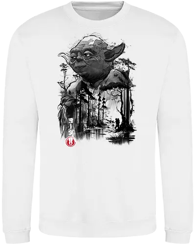 The master in the swamp sumi e - space opera - Sweatshirt