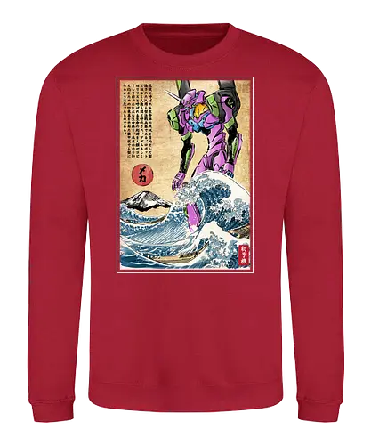 EVA in Japan - EVA, evangelion, japan, anime, NGE, mecha - Sweatshirt