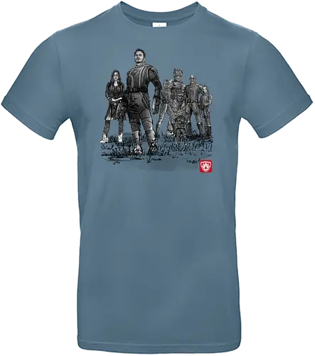 Seven Guardians - mcu, heroes, comics, comic, superhero, superhelden, sumi-e - Standard T-Shirt