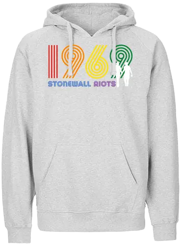 1969 Stonewall riots - retro - Fairtrade Hoodie