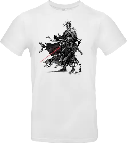 Lone wanderer sumi e