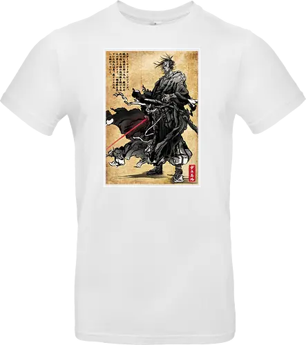 Lone wanderer woodblock