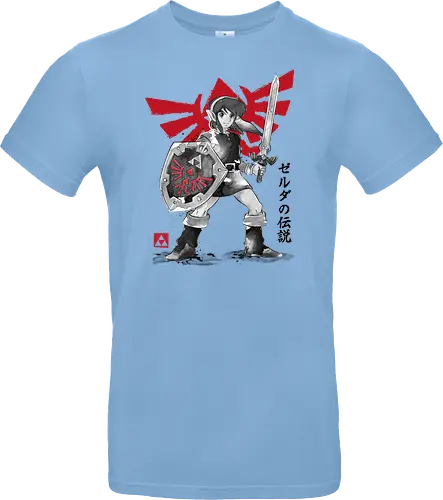 Legendary hero sumi e