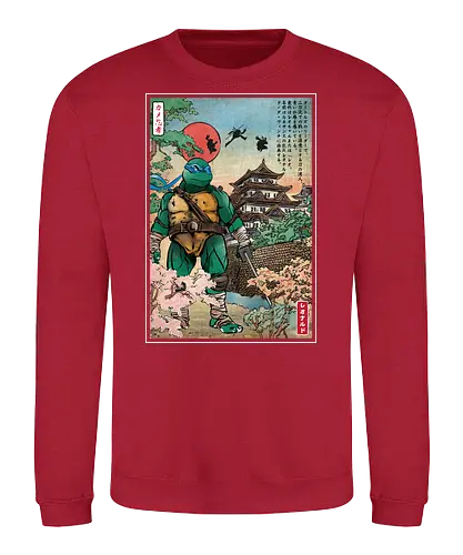 Dual katana in Japan - turtles, ninja, heroes - Sweatshirt
