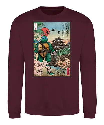 Dual katana in Japan - turtles, ninja, heroes - Sweatshirt