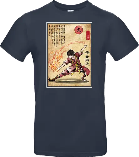 Fire nation master woodblock