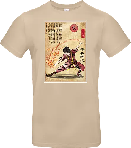 Fire nation master woodblock