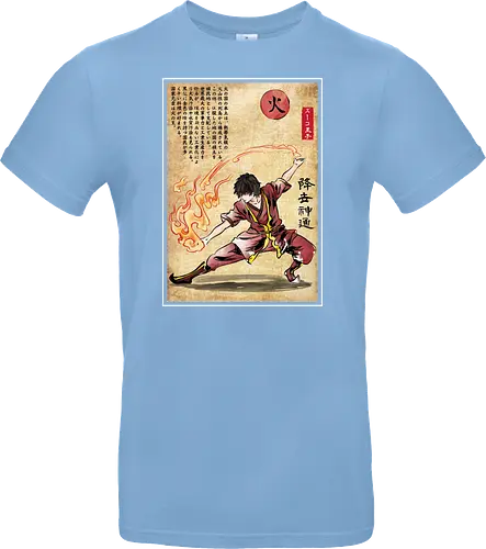 Fire nation master woodblock