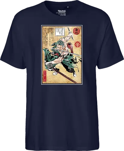 Pirate hunter woodblock