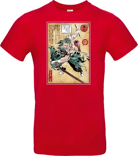 Pirate hunter woodblock