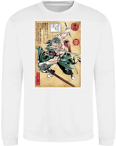 Pirate hunter woodblock
