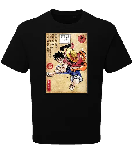 Straw hat captain woodblock