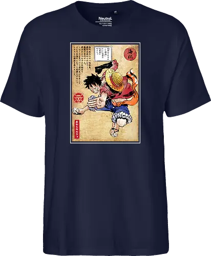 Straw hat captain woodblock