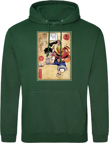 Straw hat captain woodblock