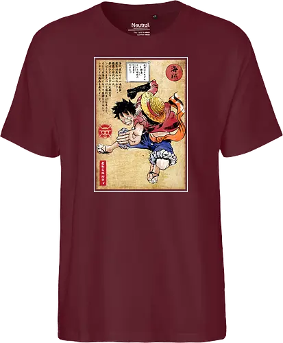 Straw hat captain woodblock
