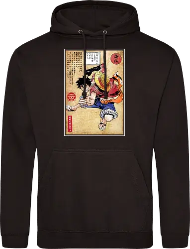 Straw hat captain woodblock
