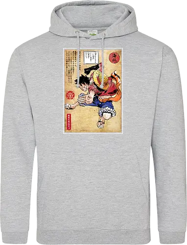 Straw hat captain woodblock