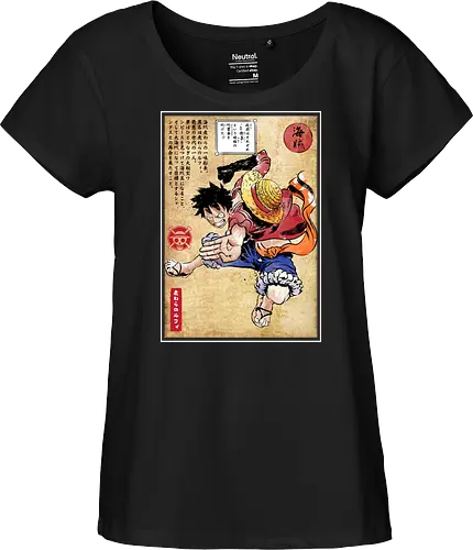 Straw hat captain woodblock
