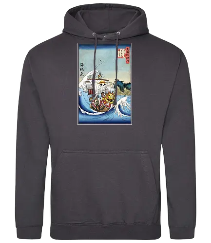 Thounsand sunny in Japan - anime, manga, straw hat pirates, pirat - Standard Hoodie